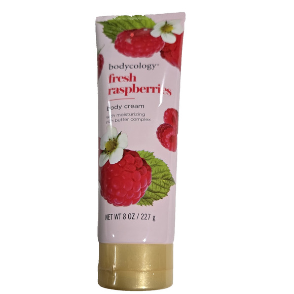 Body ology Shea Butter Body Cream Fresh Raspberries 8 oz Valentine’s - Picture 1 of 1